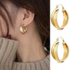 2022 Korean New Simple Temperament Circle Pearl Earrings Fashion Small Versatile Earrings  Jewelry